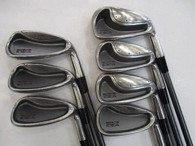 Adams IDEA Irons #5-9.P.A(7Clubs)/Original Carbon/Flex:-/Iron set RH - Image 1 of 4