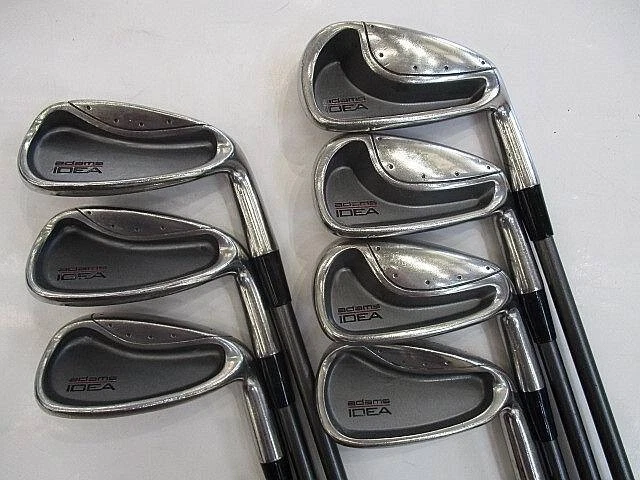 Adams IDEA Irons #5-9.P.A(7Clubs)/Original Carbon/Flex:-/Iron set RH - Image 1 of 4