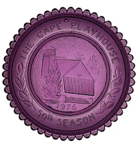 Dennis MA Cape Playhouse Cape Cod Decor Massachusetts Pairpoint Glass Cup Plate - Picture 1 of 8