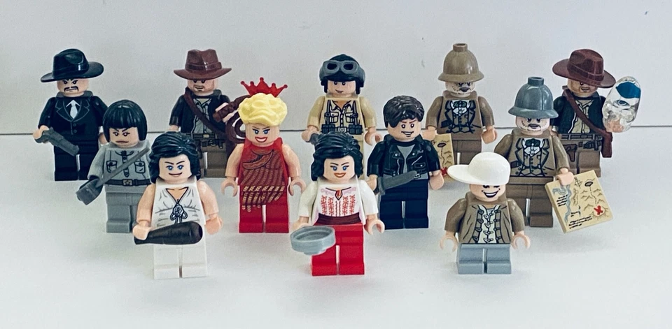 Lego INDIANA JONES Minifiguras MARION IRINA WILLIE SCOTT MUTT WILLIAMS HENRY JON Foto 1 de 2