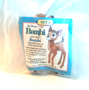 MCDONALDS - 1988 DISNEY BAMBI HAPPY MEAL - TOY #1  BAMBI - NEW IN BAG