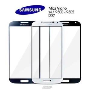 Pantalla Cristal NEGRA Samsung Galaxy S4 S4 i9500 i9505 SOLO CRISTAL RECAMBIO - Imagen 1 de 1