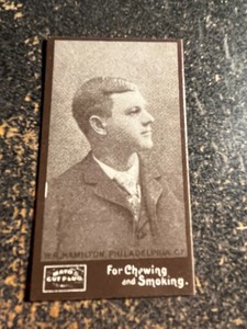 Billy Hamilton Philadelphia Phillies 1895 Mayo Cut Plug N300 1986 Reprint