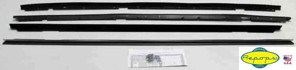 79 80 81 82 83 84 85 Riviera 2D HT Door Window Felt Fuzzies Rubber Seal 4 Pc Kit — 第 1/1 张图片