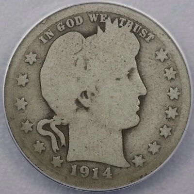 1914-S 25c Barber Quarter - ANACS AG 3 - Image 1 of 4
