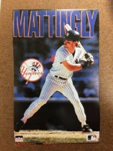 DON MATTINGLY NEW YORK YANKEES Starline Poster MINI Promo Piece 3x5 TOUGH!! - Picture 1 of 1