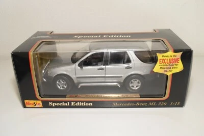 A35 1:18 MAISTO MERCEDES-BENZ ML320 ML 320 1997 GRIGIO MIB - Immagine 1 di 4