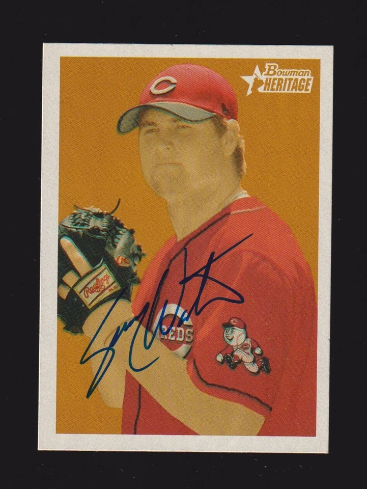 2006 HERITAGE BHP 92  Sean Watson  CINCINNATI REDS  SIGNED AUTOGRAPH AUTO COA - Image 1 of 1