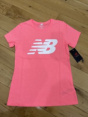 New Balance Womens T-shirt, Pink, Size Small. • 6.03€