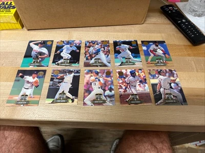 Juego completo de 10 cartas Leaf Heading for the Hall 1993 Ryan Ripken Sandberg Box 217 Foto 1 de 4