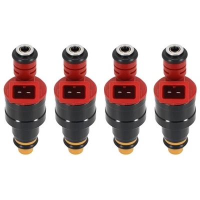 4pcs Fuel Injectors for Mazda B2300 2.3L L4 1995-1997 F57E9F593B2B 4 Hole - Изображение 1 из 4