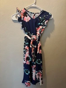 Focamia Mädchen Sommer Blumen Kleid Large - Bild 1 von 3
