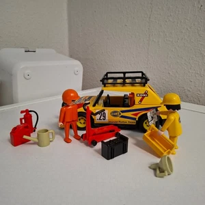 Playmobil 3524 Rally Hella Valvoline Coche Mecánico Años 80 Vintage + más - Imagen 1 de 8