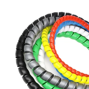 Spiral Cable Wrap Tidy Leads Binding TV / PC / Home Cinema / CCTV Hide Wires - Picture 1 of 11