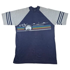 Vintage 70s S.S. Emerald Seas Cruise Ship T-Shirt Gr. L Rainbow Designs - Bild 1 von 10