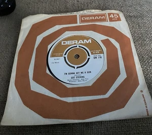 Cat Stevens - I'm Gonna Get Me A Gun 1967 Deram VG + Psych Pop - Picture 1 of 2