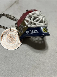 VINTAGE Florida Panthers Lil Brats maschera portiere portachiavi NHL hockey nuovo con etichetta - Foto 1 di 2