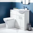 Combination Furniture Pack White Wc Unit 500mm Bathroom Toilet Cistern Assembled