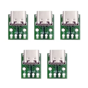 5 Stck./Set Zum Selbermachen OEM Typ C Buchse Stecker auf 4 Pin Teilung = 2,54 mm Wafer Buchse - Bild 1 von 12