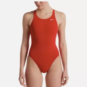 Traje de baño Nike Swim Fastback Hydra rojo fuerte de una pieza NESSA001-614 talla 30 - Imagen 1 de 7