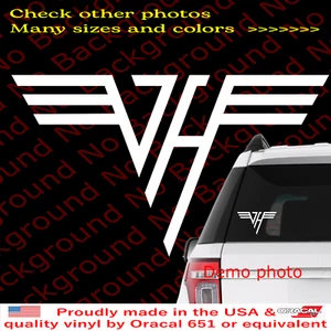 Van Halen Vinyl Die Cut Decal Sticker Rock Music for Car Laptop Phone FY120 - Picture 1 of 8
