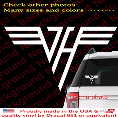 Van Halen Vinyl Die Cut Decal Sticker Rock Music for Car Laptop Phone FY120 - Image 1 of 4