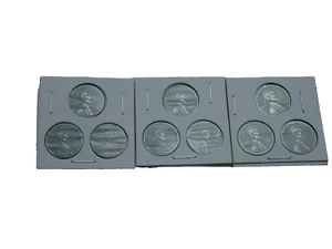 3-1943-p/d/s Lincoln Pennies Stahl Set 9 -Pennies #04 - Bild 1 von 5