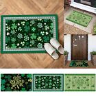 40*60cm St. Patrick's Day Doormat Green Crystal Velvet Doormat Bedroom Floor