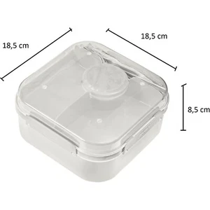 contenitore multistrato lunchbox Branq colazione pranzo alta qualita' garanzia - Imagen 1 de 2