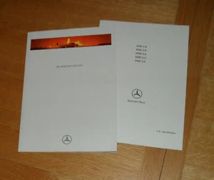 Mercedes 190 Car Brochure 1992-1993 - 190E 1.8 2.0 2.6 190D 2.0 2.5 inc UK Specs - Picture 1 of 1