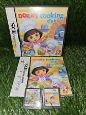 Nintendo DS - Dora’s Cooking Club & Go Diego Go Great Dinosaur Rescue Read Teste