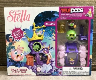 Hasbro Angry Birds Stella Telepods Piggy Palace Playset Apresentando Gale Stella  - Imagem 1 de 4