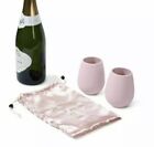 Silicone Wine Glasses Unbreakable Odeme "What A Pair" Boutique NEW SEALED BAG