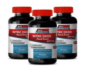 muscle soreness supplement - NITRIC OXIDE 3600MG - endurance and energy 3B - Picture 1 of 12