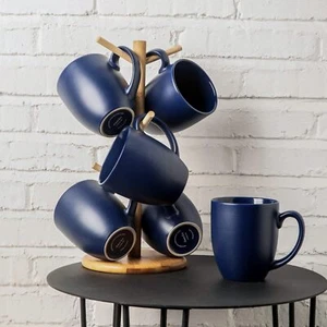 16oz Coffee Mugs Set of 6, Large Ceramic Coffee Mugs for Men, Women, Dad, Mom - Picture 1 of 7