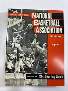1966-67 Official NBA National Basketball Association Guide Sporting News - Picture 1 of 7
