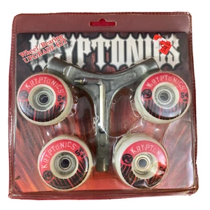 Vintage NOS Kryptonics 54 MM Wheels Bearing Upgrade Kit with Y Tool - Style 2 - Picture 1 of 4