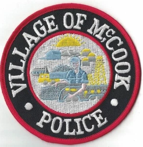 Village of McCook Police Patch Illinois IL  - Picture 1 of 1