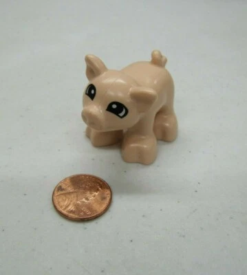 Lego Duplo Pink Baby Pig Piglet Farm Farmer Animal Zoo Replacement Part - Image 1 of 3
