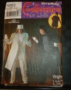 Scrooge Dickens Victorian Christmas Coat Vest Costume Sewing Pattern 38-48 LARP - Picture 1 of 4