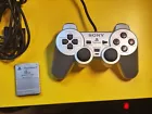 Original Playstation 2 PS2 DualShock 2 Controller Silber SCPH-10010+ Memory Card