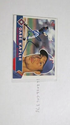 2001 Fleer Gabe Kapler signed Baseball Card - Изображение 1 из 3