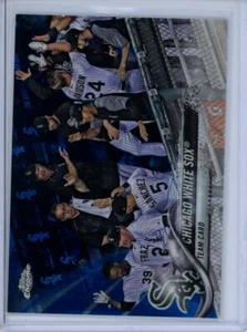 2018 Topps Chrome Sapphire CHICAGO WHITE SOX #98 Team Card - Picture 1 of 1