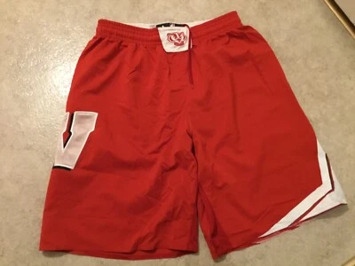 2010 Wisconsin Badgers buddy badger Shorts Game Worn xl authentic team issued - Image 1 of 4