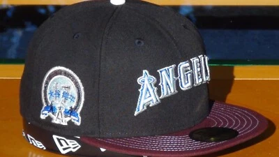 Los Angeles Angels Shohei Ohtani Patch Black 59Fifty New Era Fitted Hat - Image 1 of 4