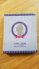 Official State Territory Quarter Coll Album 1999-09 Proof 56 Coins San Fco Mint