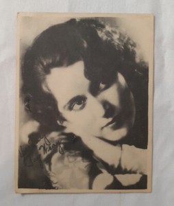 ACTRESS FAY WRAY - 3 x 4 Signed PUBLICITY PHOTO 16@129