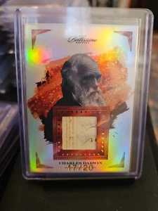 Charles Darwin Handwritten Relic 17/20 POP BELLISSIMO EDITION - Picture 1 of 4