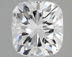 1 CT Cushion Cut Lab Grown Diamond D-IF For Engagement Ring - IGI Certified - Picture 1 of 4