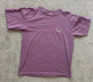 Vintage Dallas Texas T Shirt Alore Single Stitch Rose Pink Adult XL Made In USA - Picture 1 of 7